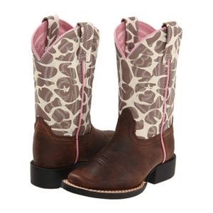 Ariat Western Boot Cowgirl Giraffe Animal Print